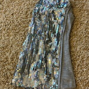 Justice girls brand new sequin scarf